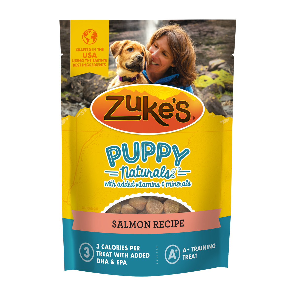 Zukes Puppy Naturals Salmon and Chickpea Recipe 5oz