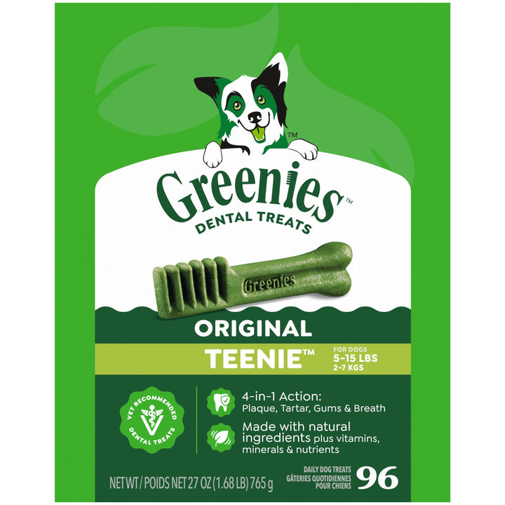 Greenies 27oz Canister Dog Treats Size Teenie
