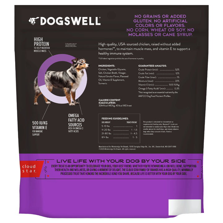 Dogswell Immunity and Defense GF Chicken Jerky 20oz.