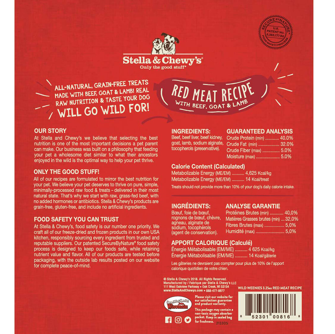 Wild Weenies Red Meat - 3.25 oz