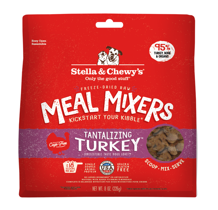 Freeze-Dried Tantalizing Turkey Meal Mixers - 8 oz