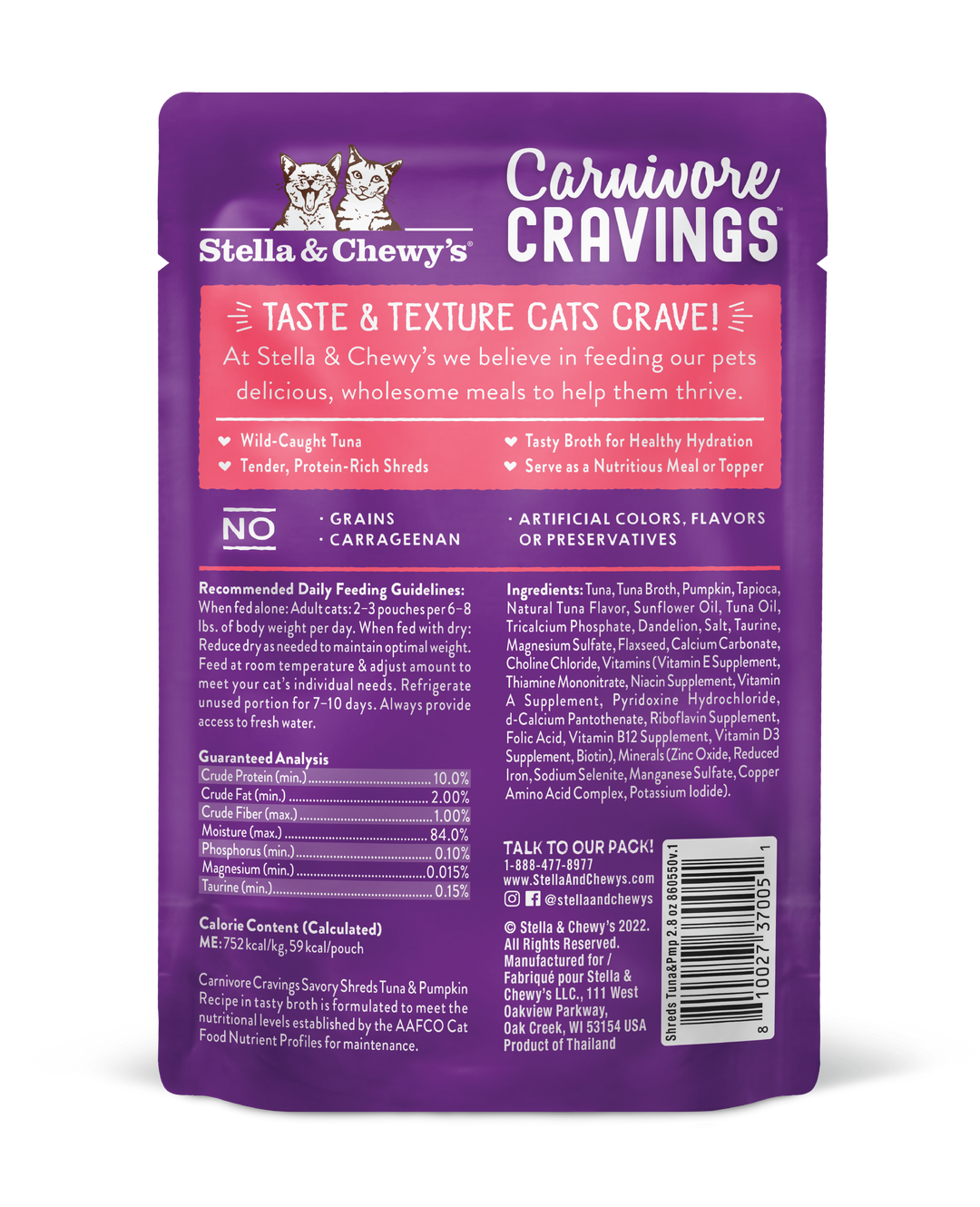 Carnivore Cravings Tuna &amp; Pumpkin - 2.8 oz