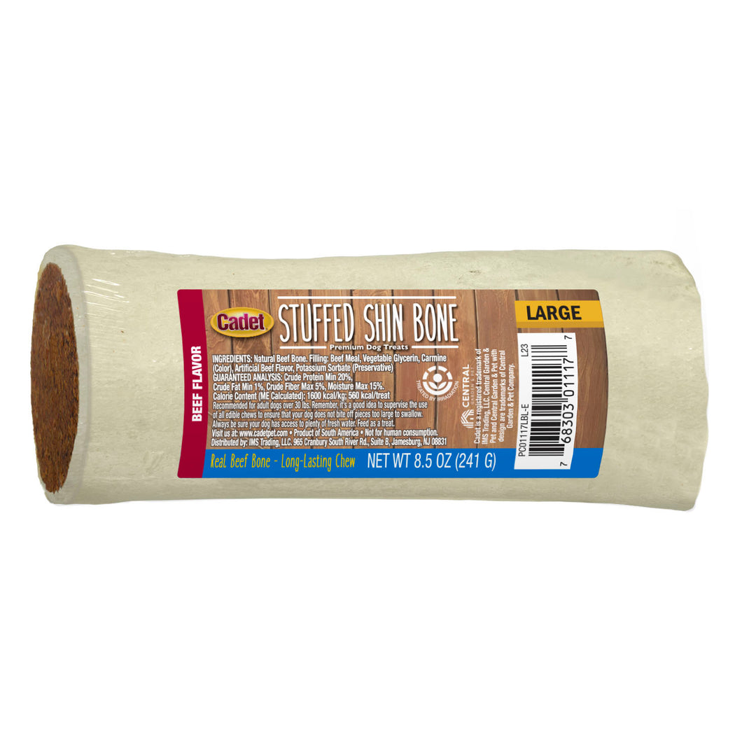 Cadet Stuffed Shin Bones for Dogs Beef Large (1 Count)