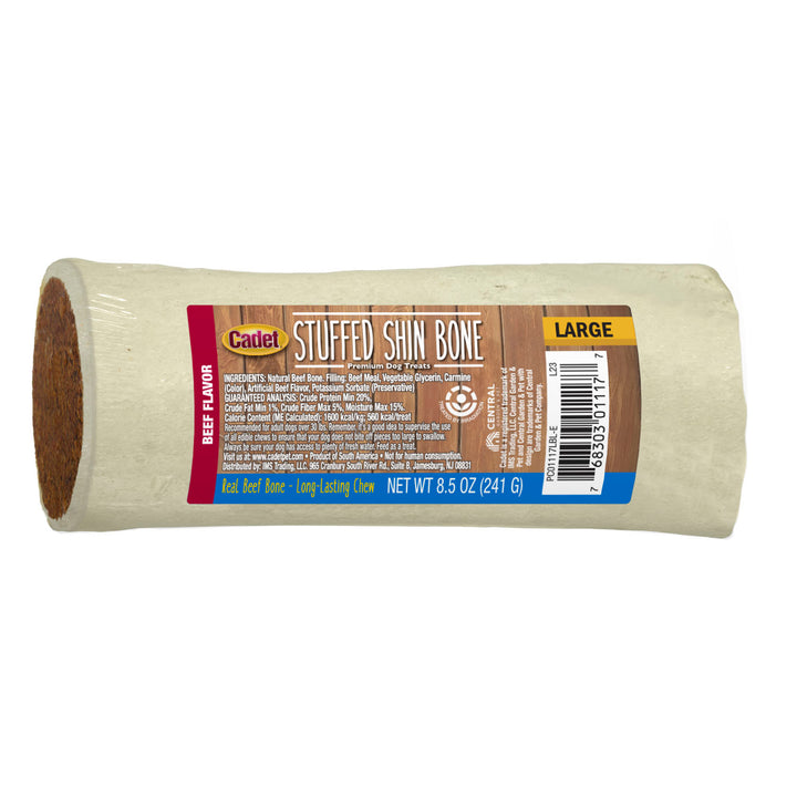 Cadet Stuffed Shin Bones for Dogs Beef Large (1 Count)