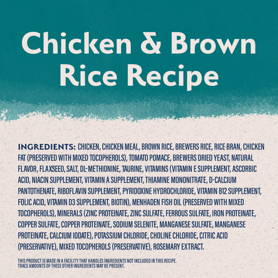Natural Balance Dry Dog Food Chicken and Brown Rice 24LB