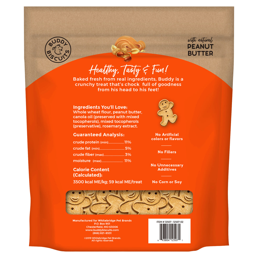 Buddy Biscuits Original PButter 3.5lb - back