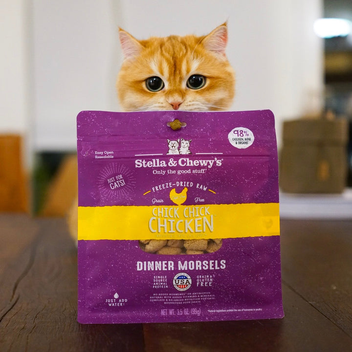Freeze-Dried Chick Chick Chicken Morsels - 3.5 oz