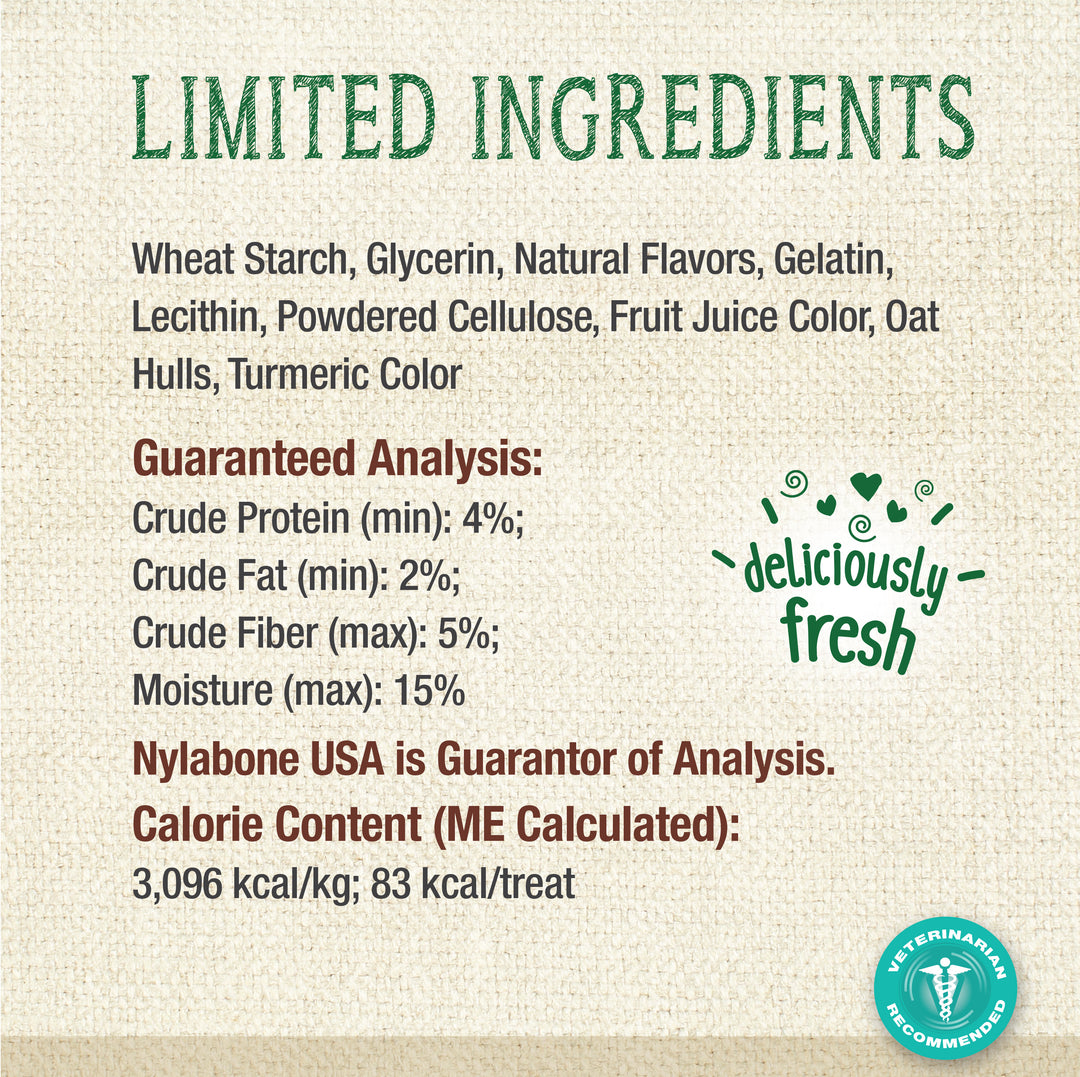 Nylabone Nutri Dent Fresh Breath Flavored Dental Dog Chew Treats Medium (40 Count)