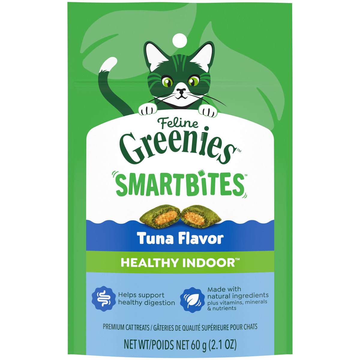 Greenies SmartBites Cat Hairball Control Tuna 2.1oz