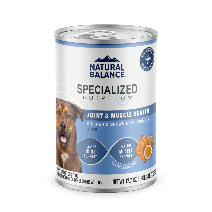 Natural Balance Specialized Joint Muscle Chicken Brown Rice 12.7 oz