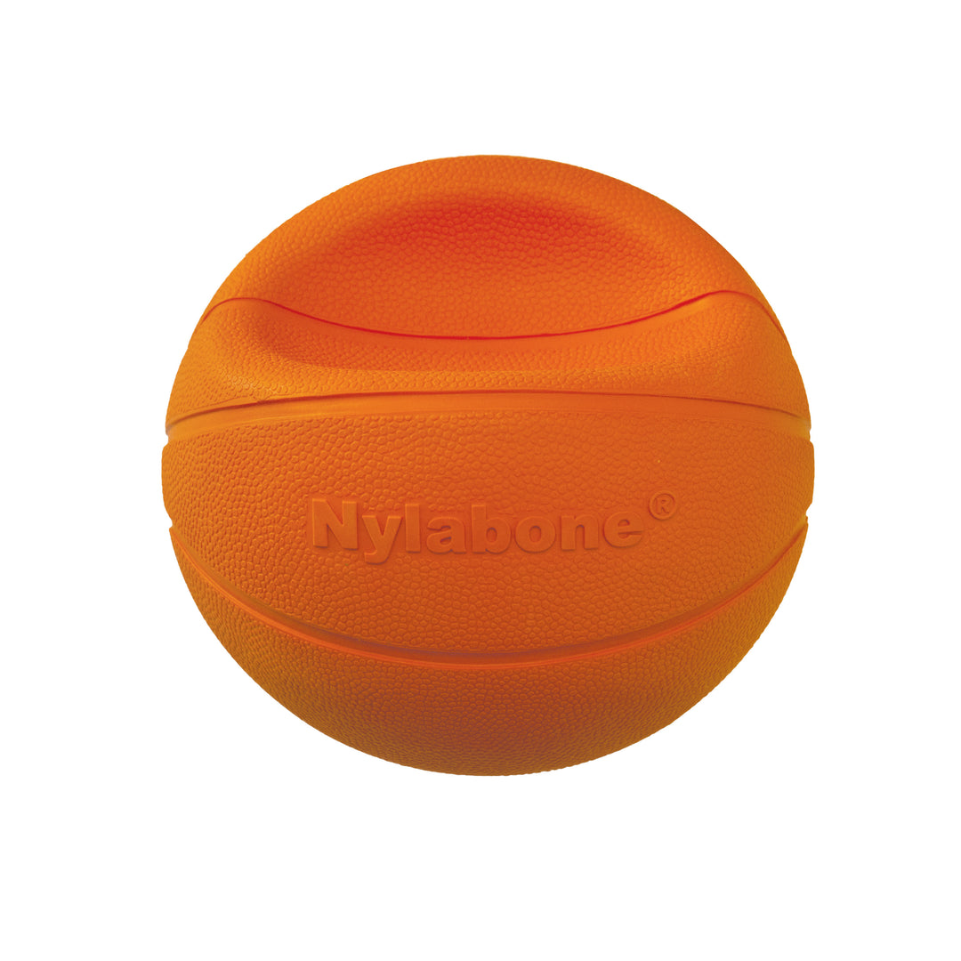 Nylabone Power Play B-Ball Gripz Basketball Dog Toy Large 6.5 Inch (1 Count)