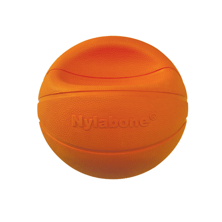 Nylabone Power Play B-Ball Gripz Basketball Dog Toy Large 6.5 Inch (1 Count)