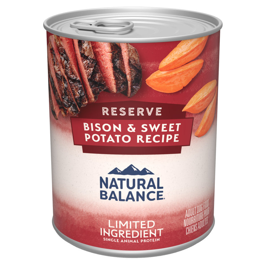 Natural Balance Buffalo and Sweet Potatoes Can