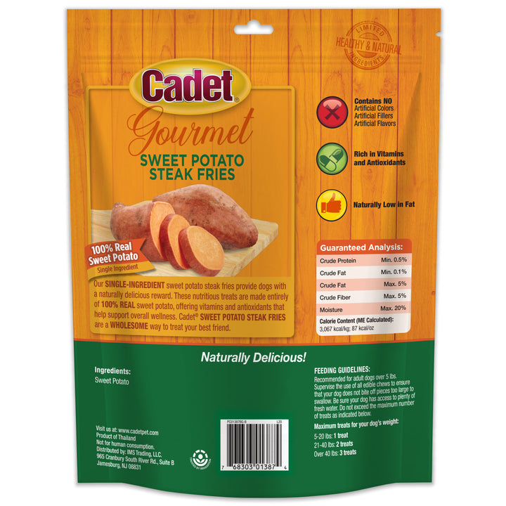 Cadet Gourmet Dog Sweet Potato Fries 2 Pound