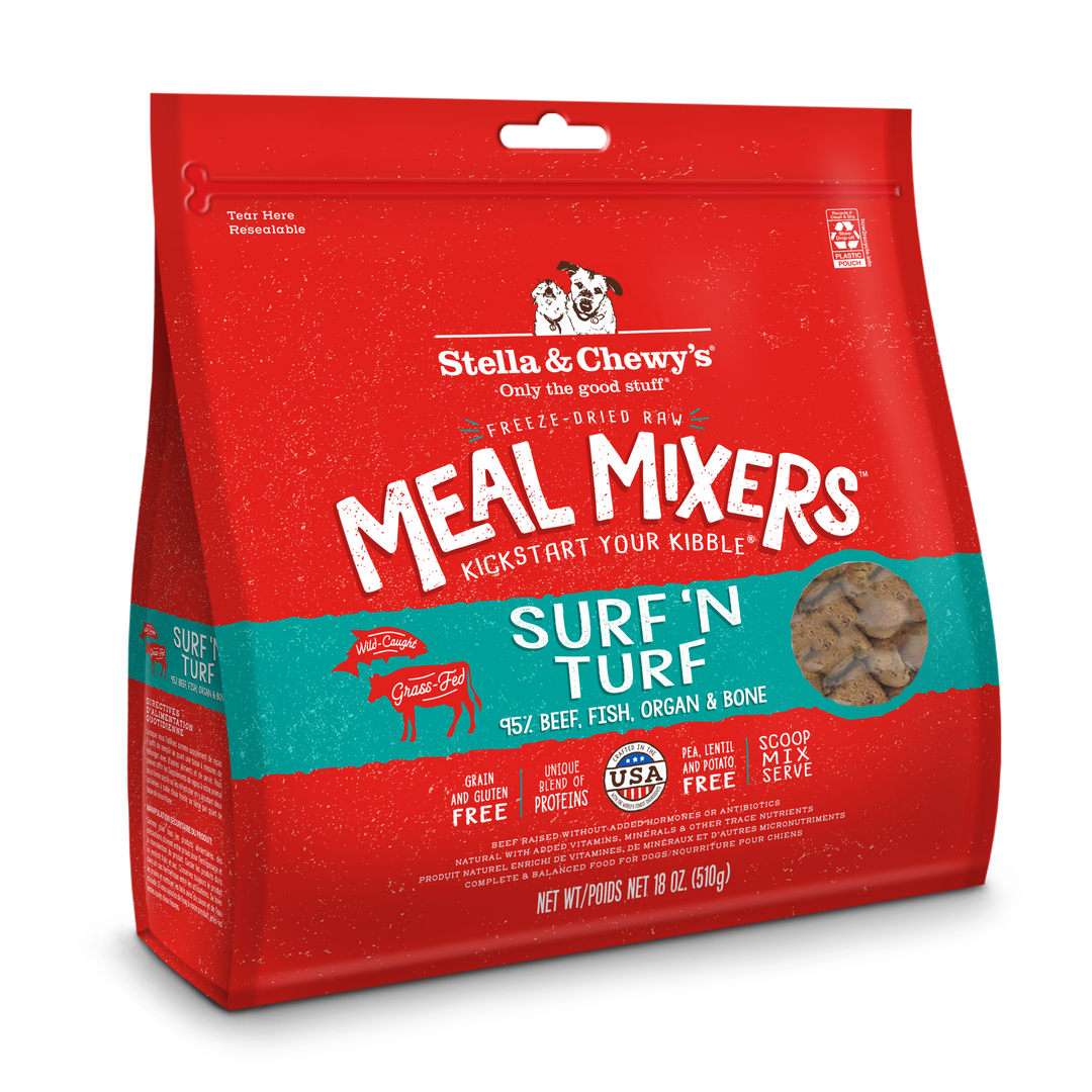 Freeze-Dried Surf &amp; Turf Meal Mixers - 18 oz