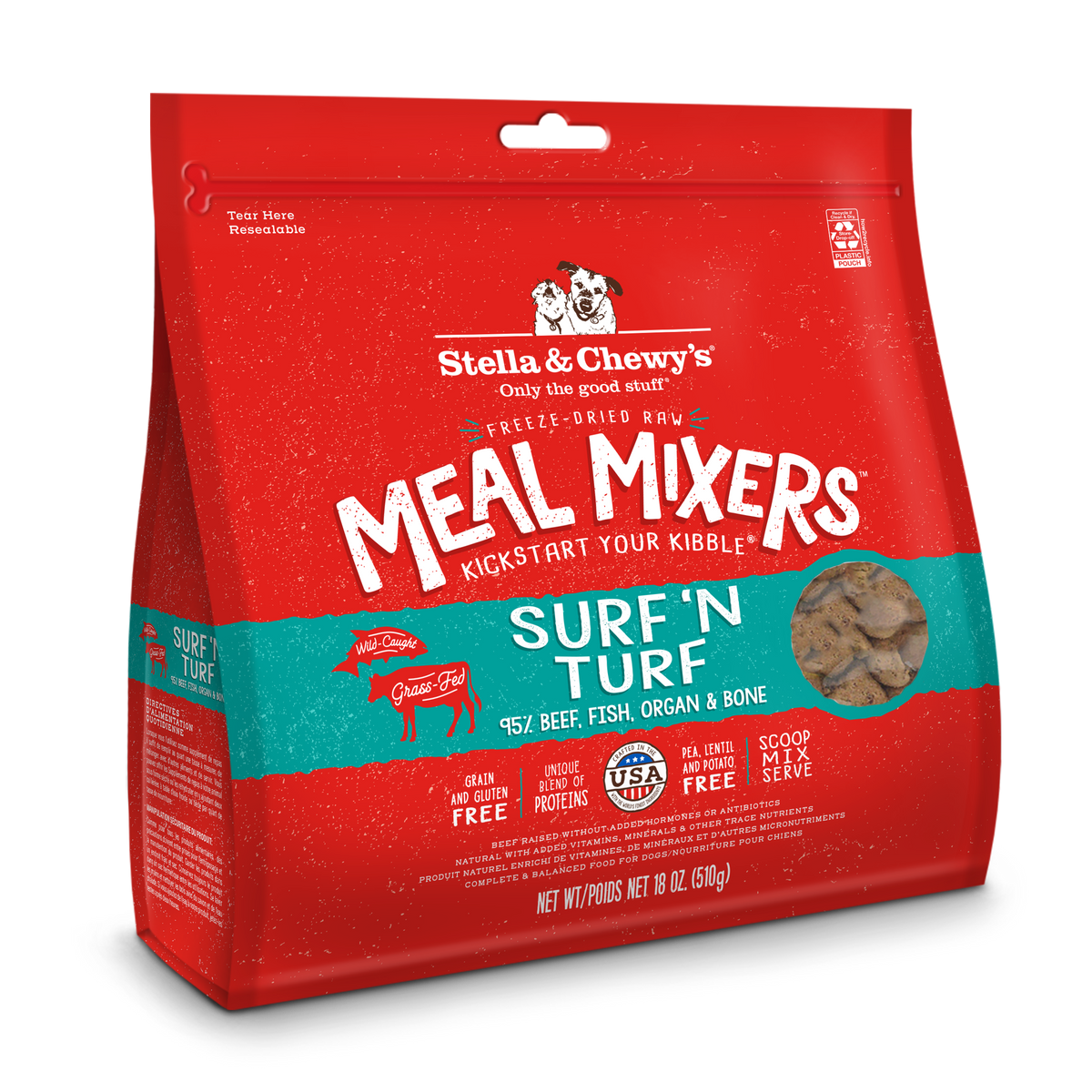 Freeze-Dried Surf & Turf Meal Mixers - 18 oz