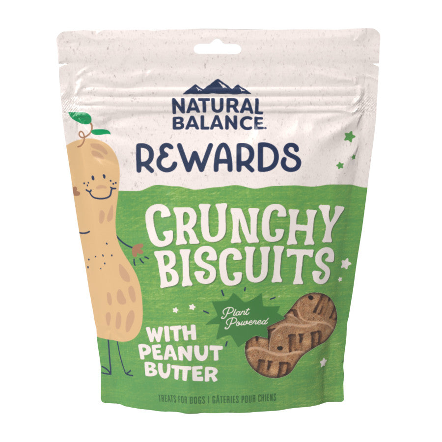 Natural Balance Rewards Crunchy Biscuits Peanut Butter 14 oz