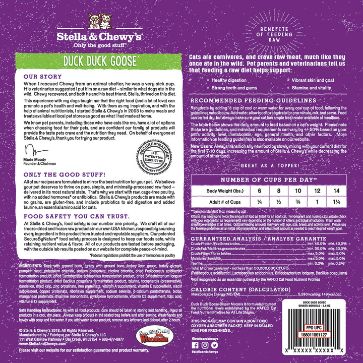Freeze-Dried Duck Duck Goose Morsels - 3.5 oz