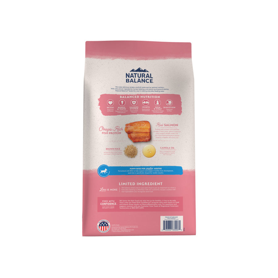 Natural Balance L.I.D. Salmon and Brown Rice Puppy Dry Food 24lb