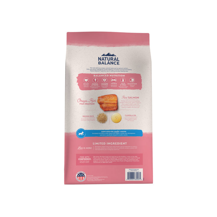 Natural Balance L.I.D. Salmon and Brown Rice Puppy Dry Food 24lb