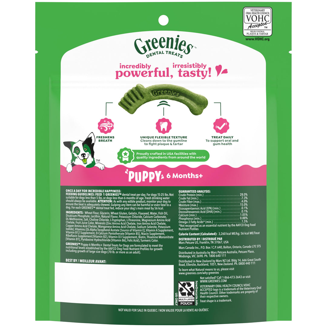 Greenies Dental Treats Puppy Petite 6 oz