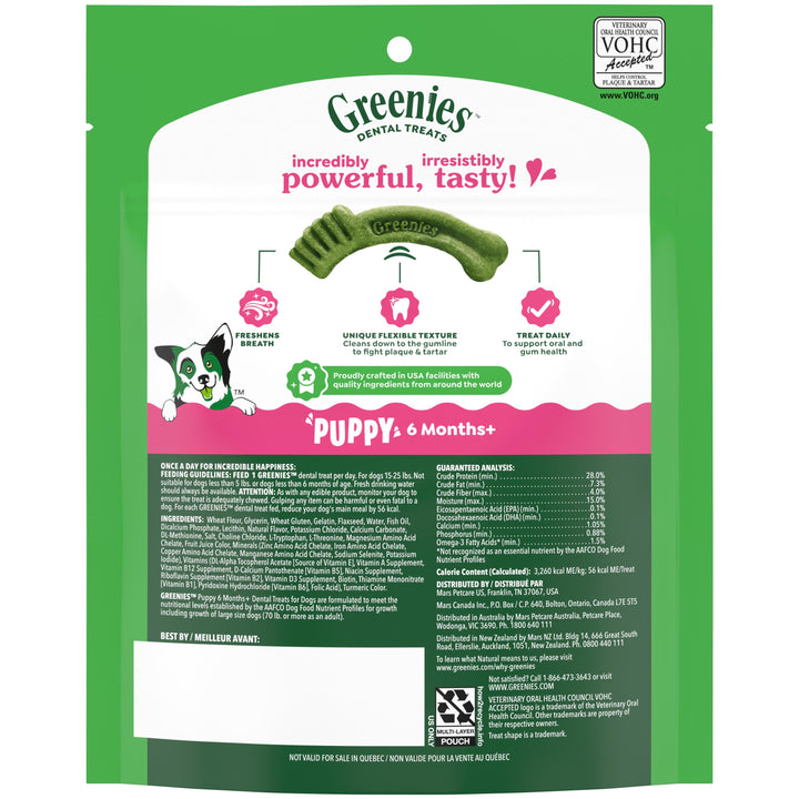 Greenies Dental Treats Puppy Petite 6 oz