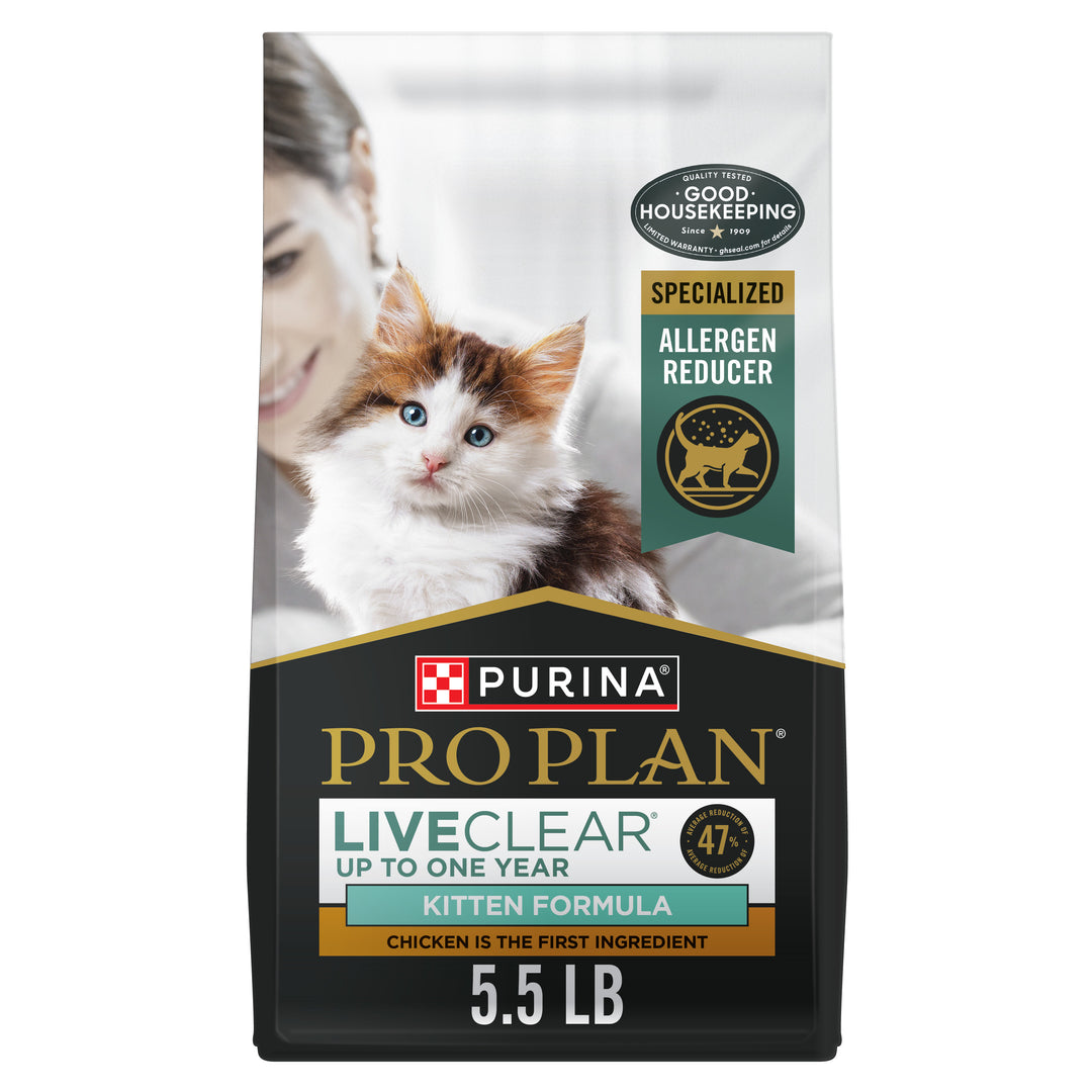Pro Plan Live Clear Allergen Reducing Chicken Rice Kitten 5.5lb