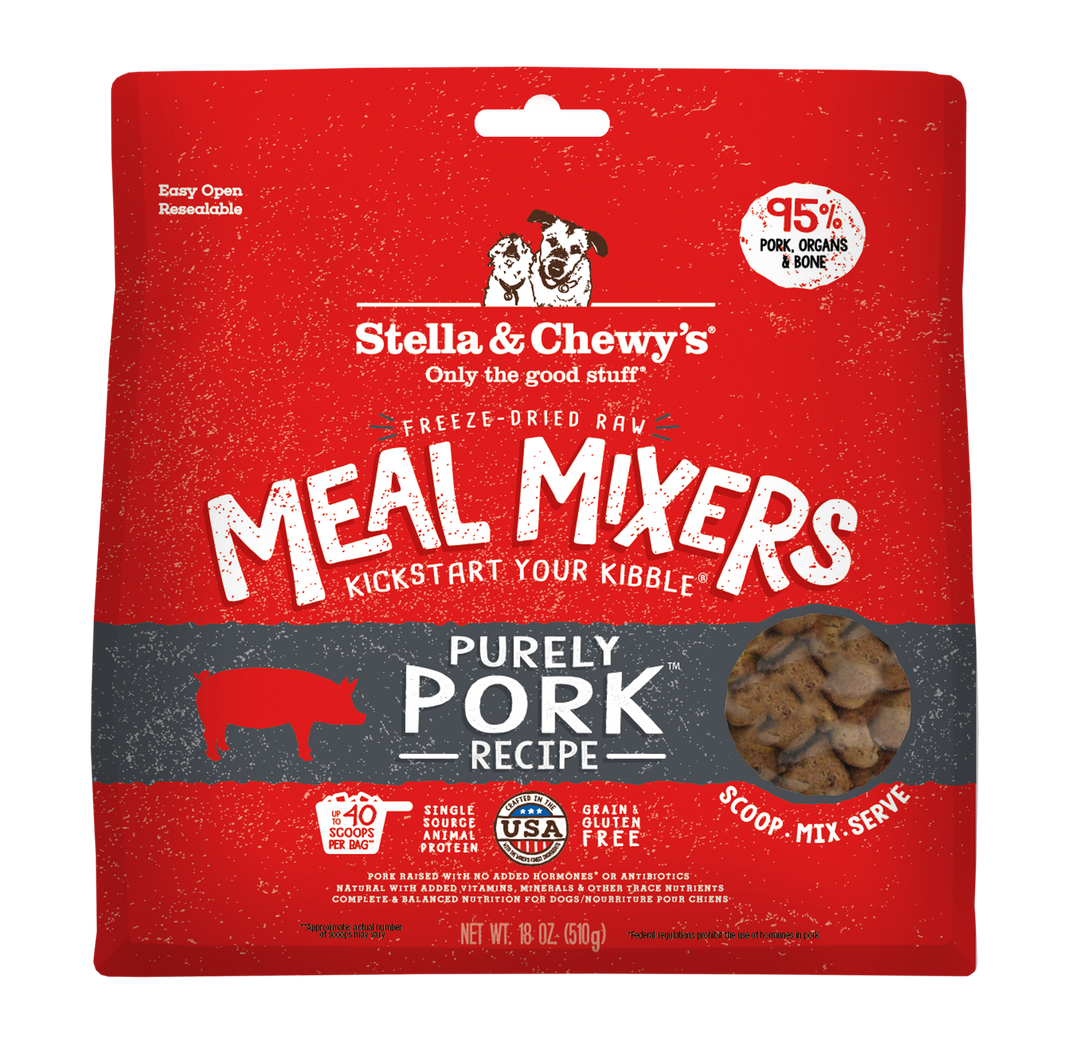 Freeze-Dried Purely Pork Meal Mixers - 18 oz