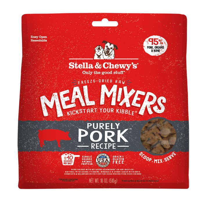 Freeze-Dried Purely Pork Meal Mixers - 18 oz