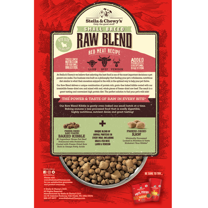 Kibble Raw Blend Red Meat Small Breed - 3.5 lb