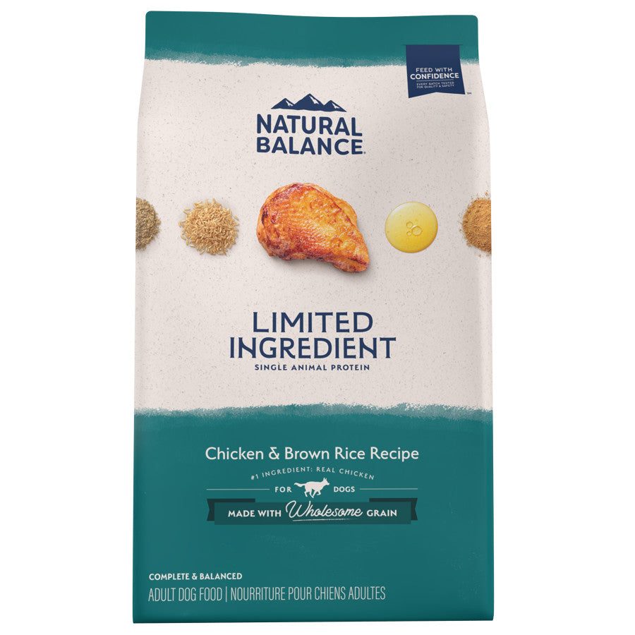 Natural Balance Dry Dog Food Chicken and Brown Rice 24LB