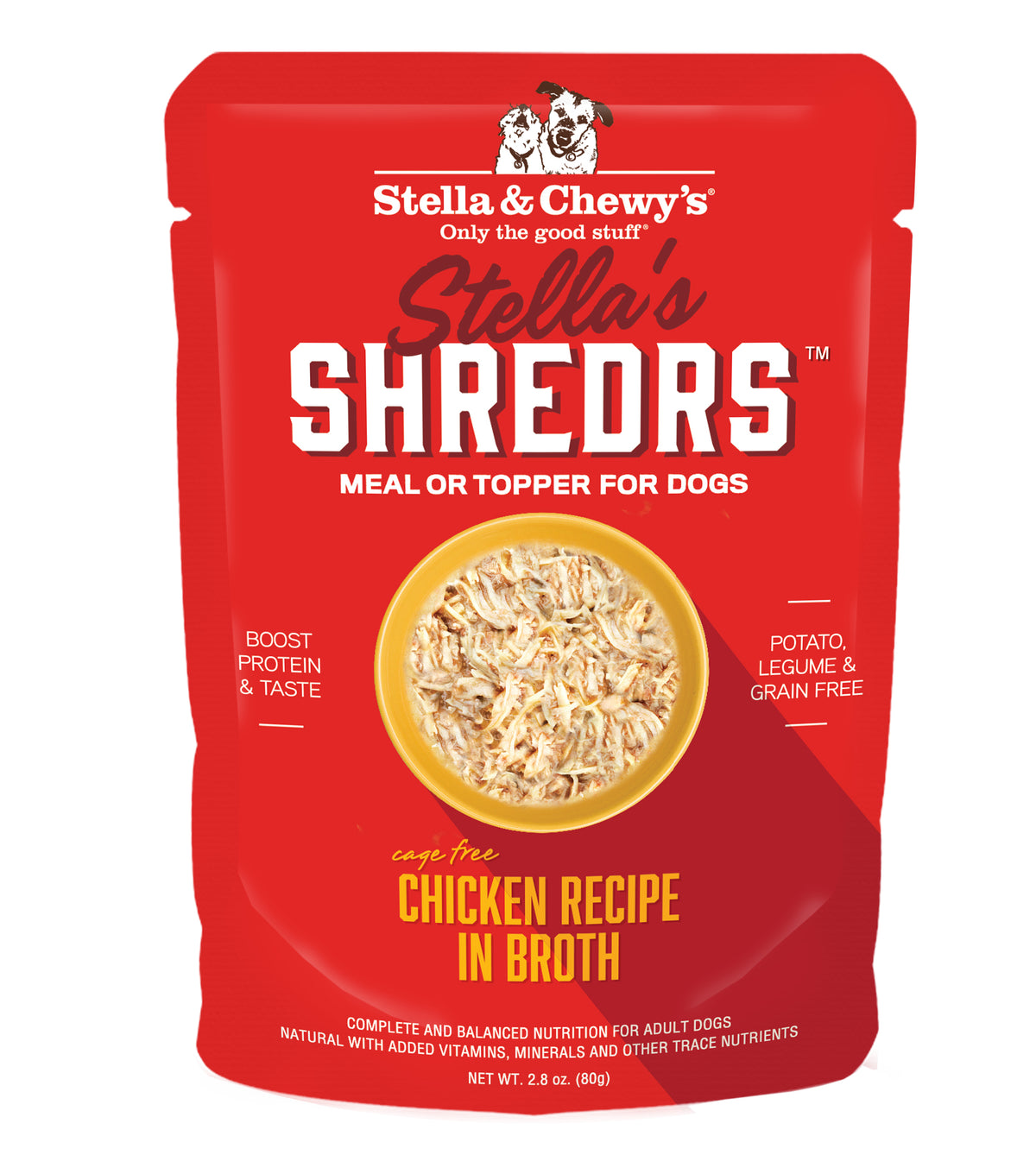 Stella's Shredders Chicken in Broth - 2.8 oz