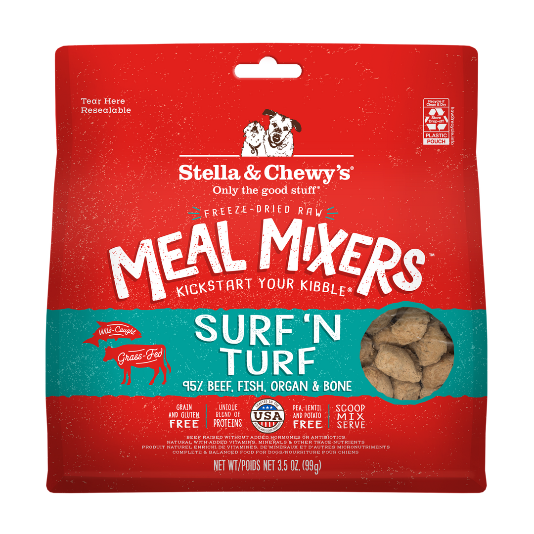 Freeze-Dried Surf &amp; Turf Meal Mixers - 3.5 oz
