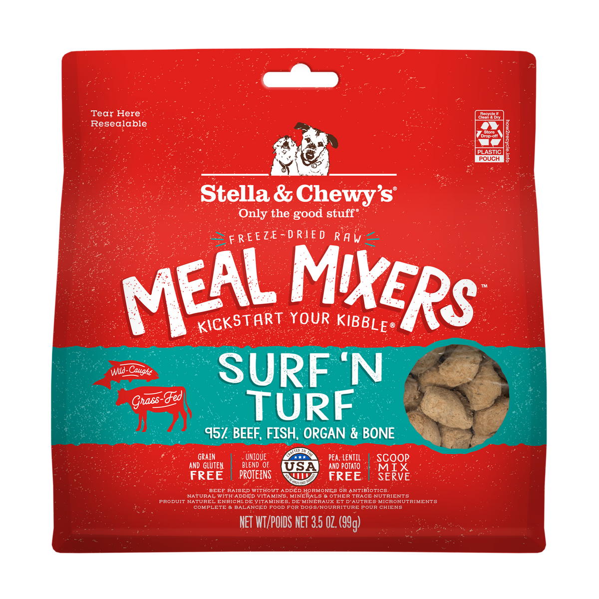 Freeze-Dried Surf & Turf Meal Mixers - 3.5 oz