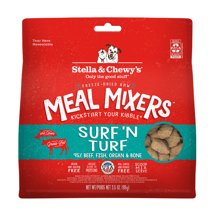 Freeze-Dried Surf &amp; Turf Meal Mixers - 3.5 oz