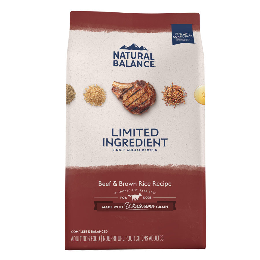 Natural Balance Beef and Brown Rice 12lb