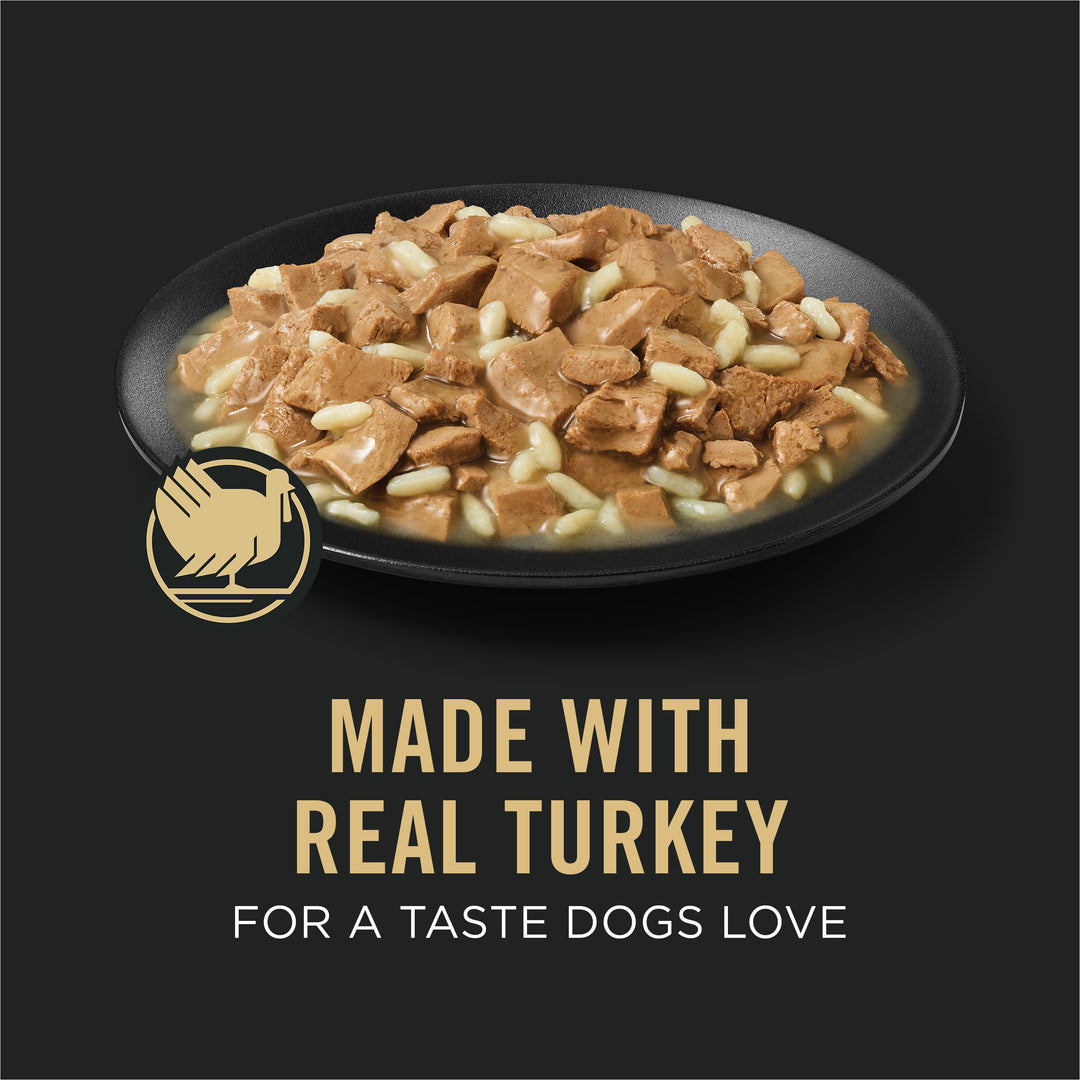 Pro Plan Weight Mgmt Turkey and Rice Morsels in Gravy 13 oz unpacked
