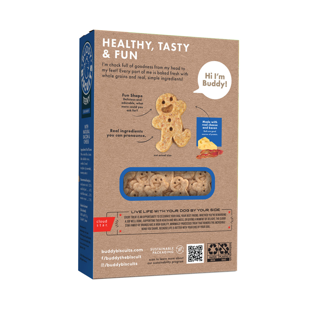 Cloud Star Itty Bitty Biscuits Bacon and Cheese 8 oz - back