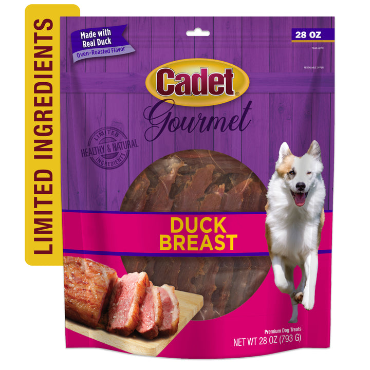 Cadet Gourmet Duck Breast Treats for Dogs 28 Ounce