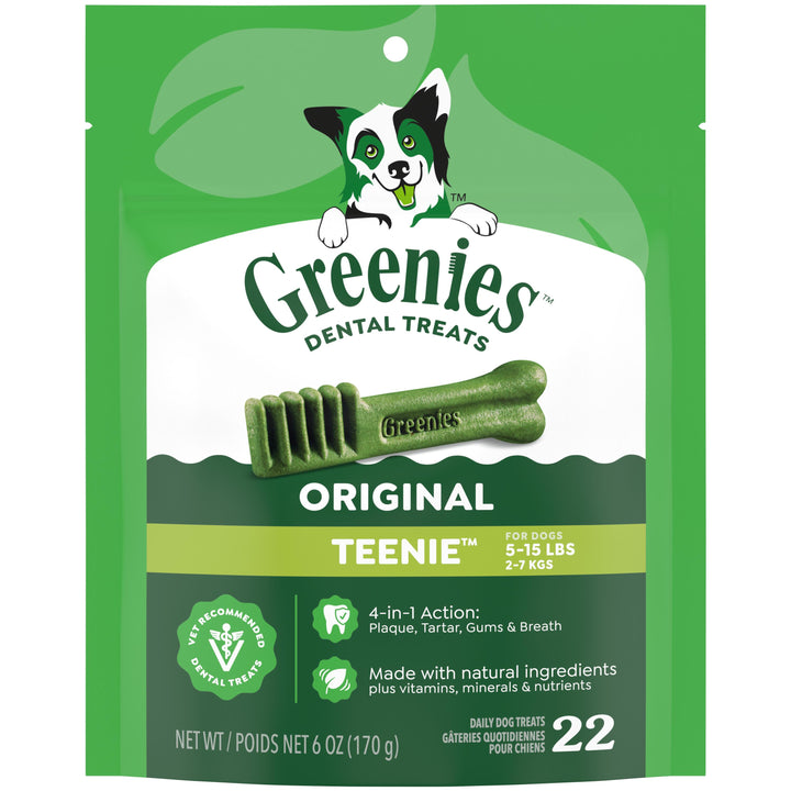 Greenies 6oz Bag Dog Treats Size Teenie