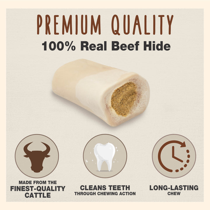 Cadet Stuffed Shin Bones for Dogs Peanut Butter Large (1 Count)