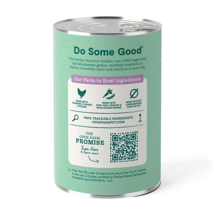 Open Farm Dog Can Goodbowl Harvest Chicken 12.5 oz