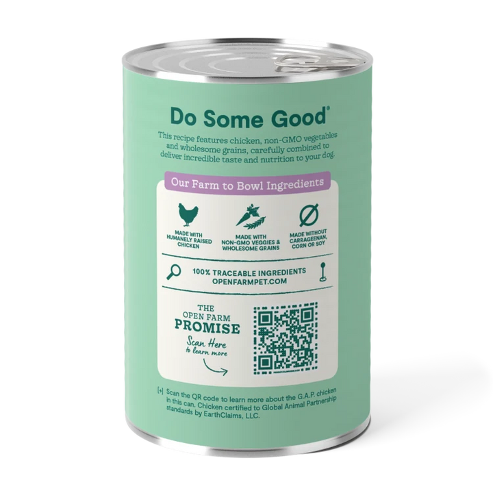 Open Farm Dog Can Goodbowl Harvest Chicken 12.5 oz