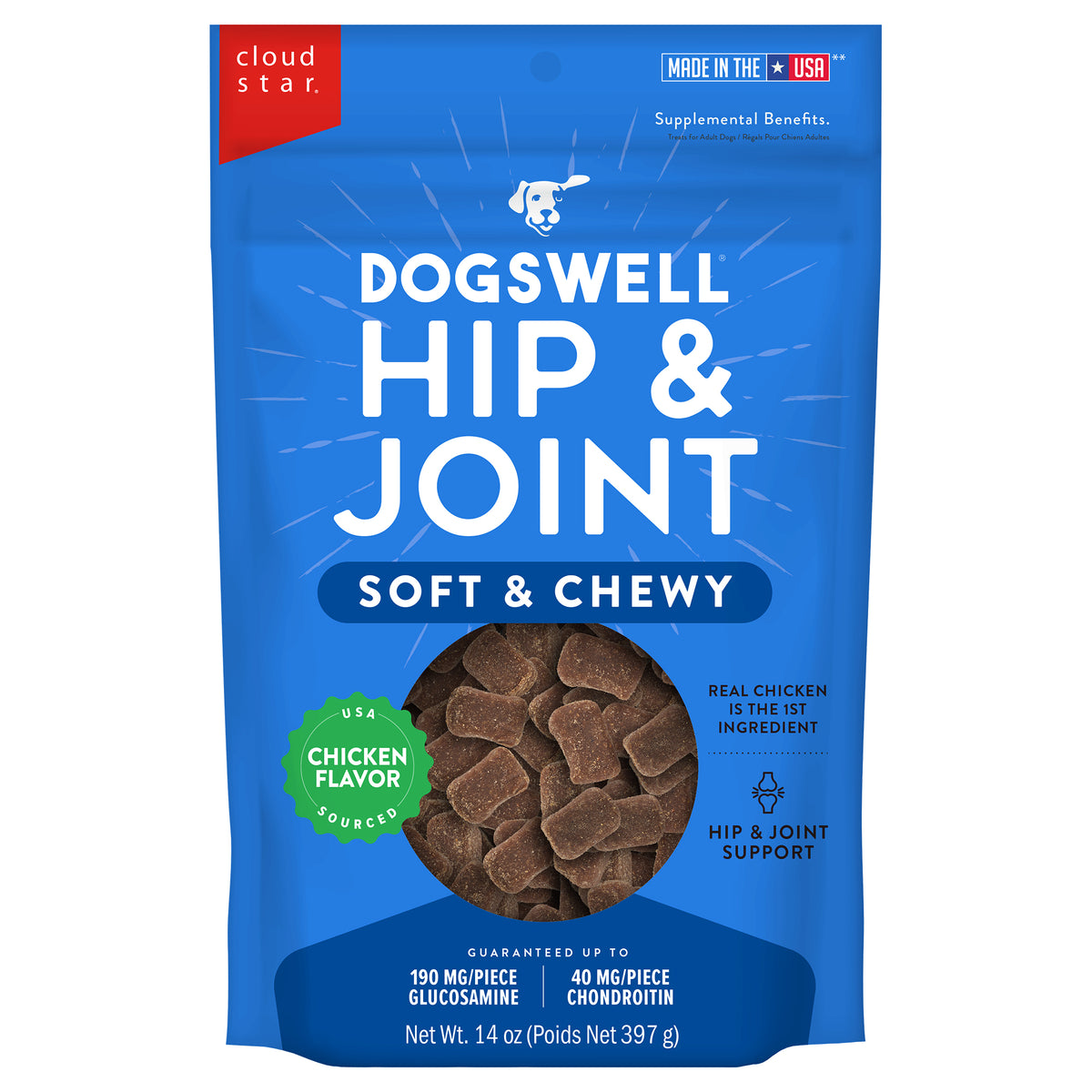 Dogswell Hip Joint Chicken Soft Chewy 14 oz