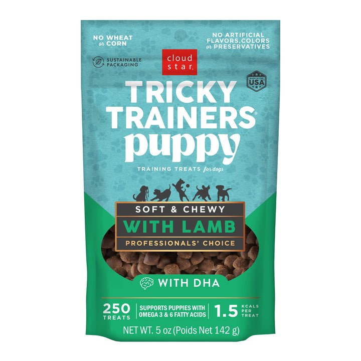 Cloudstar Tricky Trainers Mini Lamb Puppy Treats 5 oz