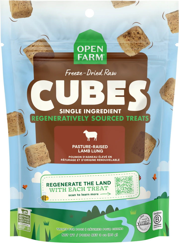 Open Farm FD Raw Regenerative Lamb Lung 3 oz