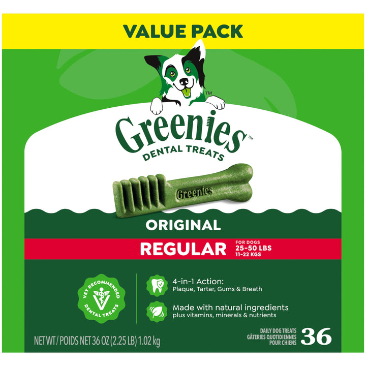 Greenies Original Dental Treats Regular 36oz