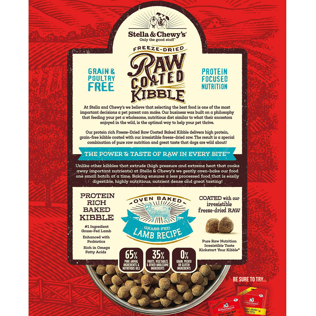Kibble Raw Coated Lamb - 3.5 lb